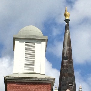 Unique Steeple of the First Presbyterian Church in Port Gibson, MS