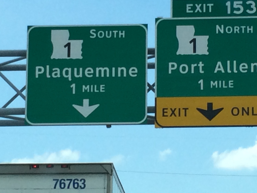 Heading to Plaquemine, LA