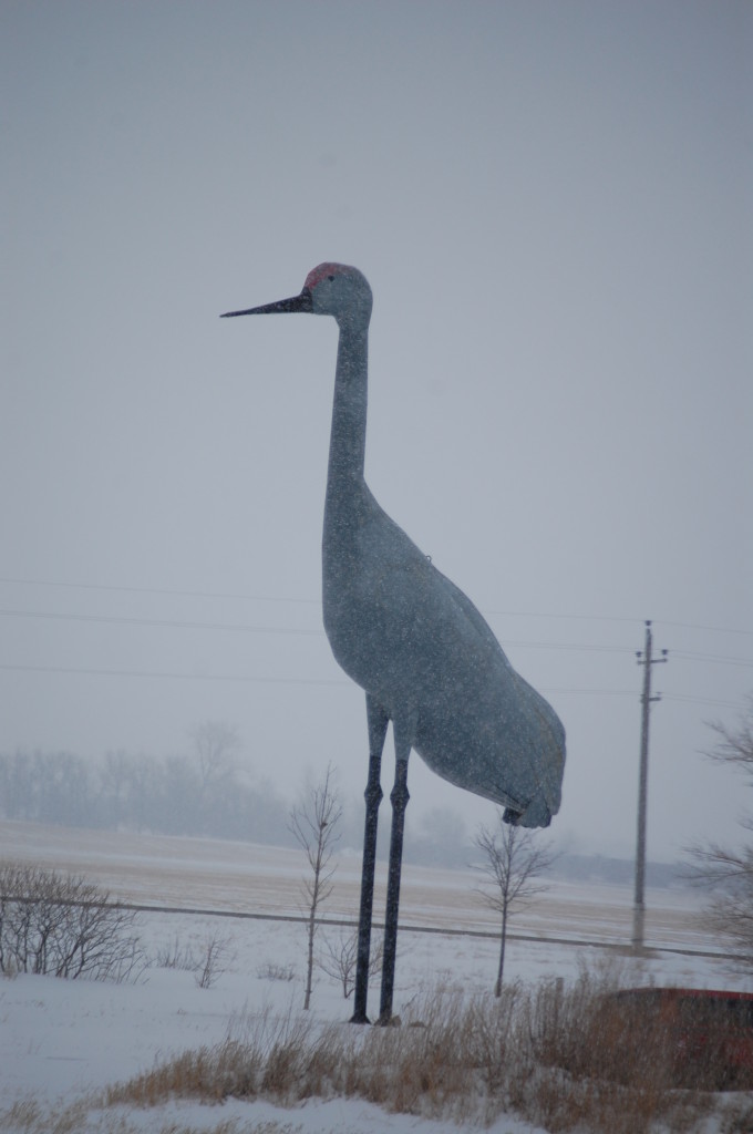 World's Largest Sand Crane, Steele, ND