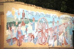 Future of Wharton, TX Mural by Dayton Wordrich