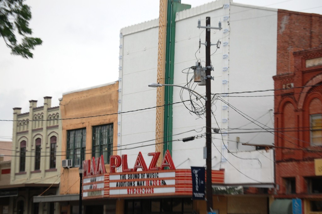 Old Plaza Theater in Wharton, TX