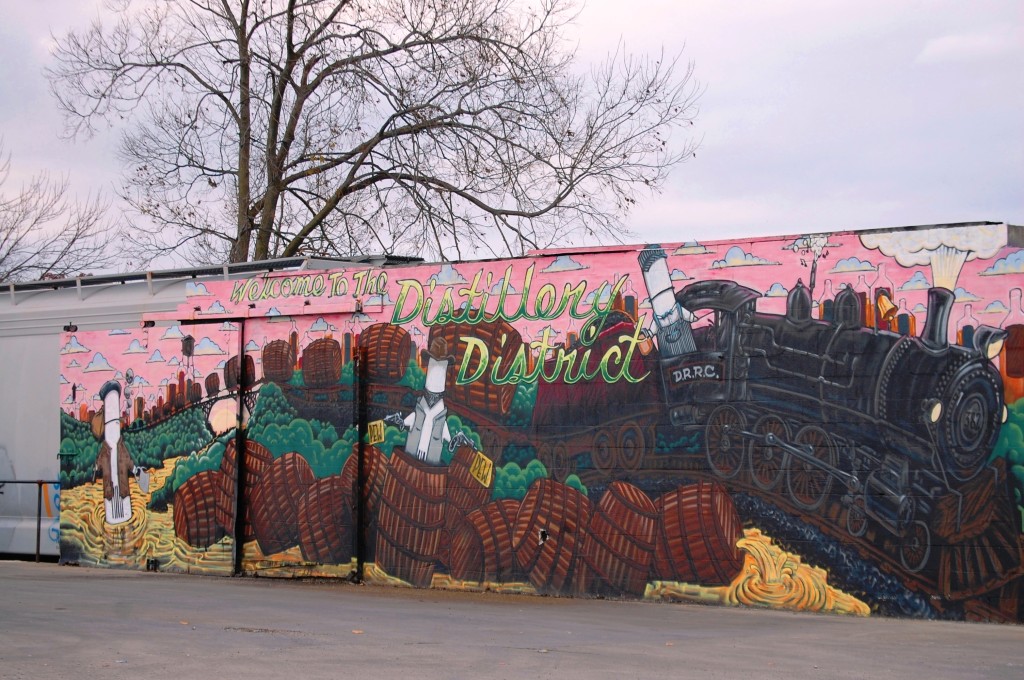 2013 Lexington Distillery District mural, by Dronex Inc.