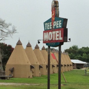 Tee Pee Motel in Wharton, TX