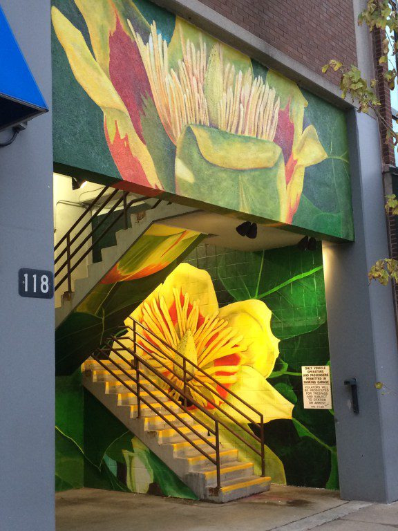 "Tulip Poplar" by Lacy Hale, located at LexPark garage entrance near Broadway and Main