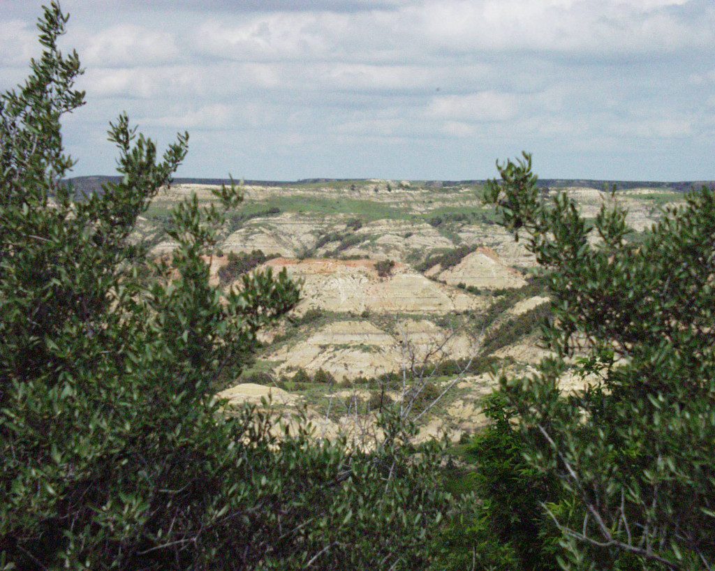 Some of the scenic and colorful hills of Theodore Roosevelt National Park