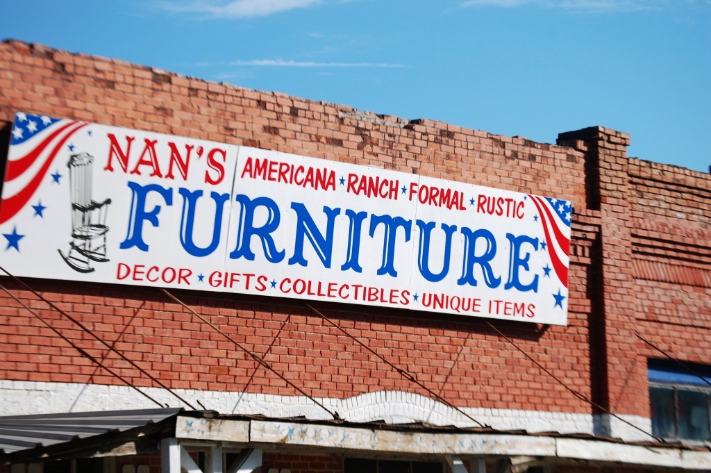Old Furniture Store in Shiro, TX