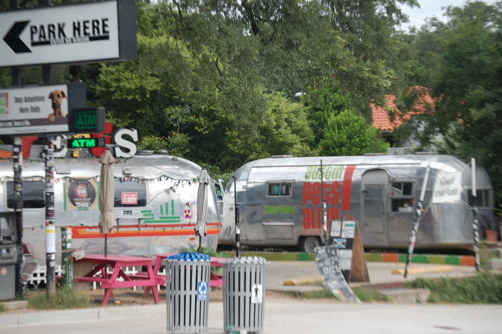 Trailer Park Eatery. Check out the Airstreams!