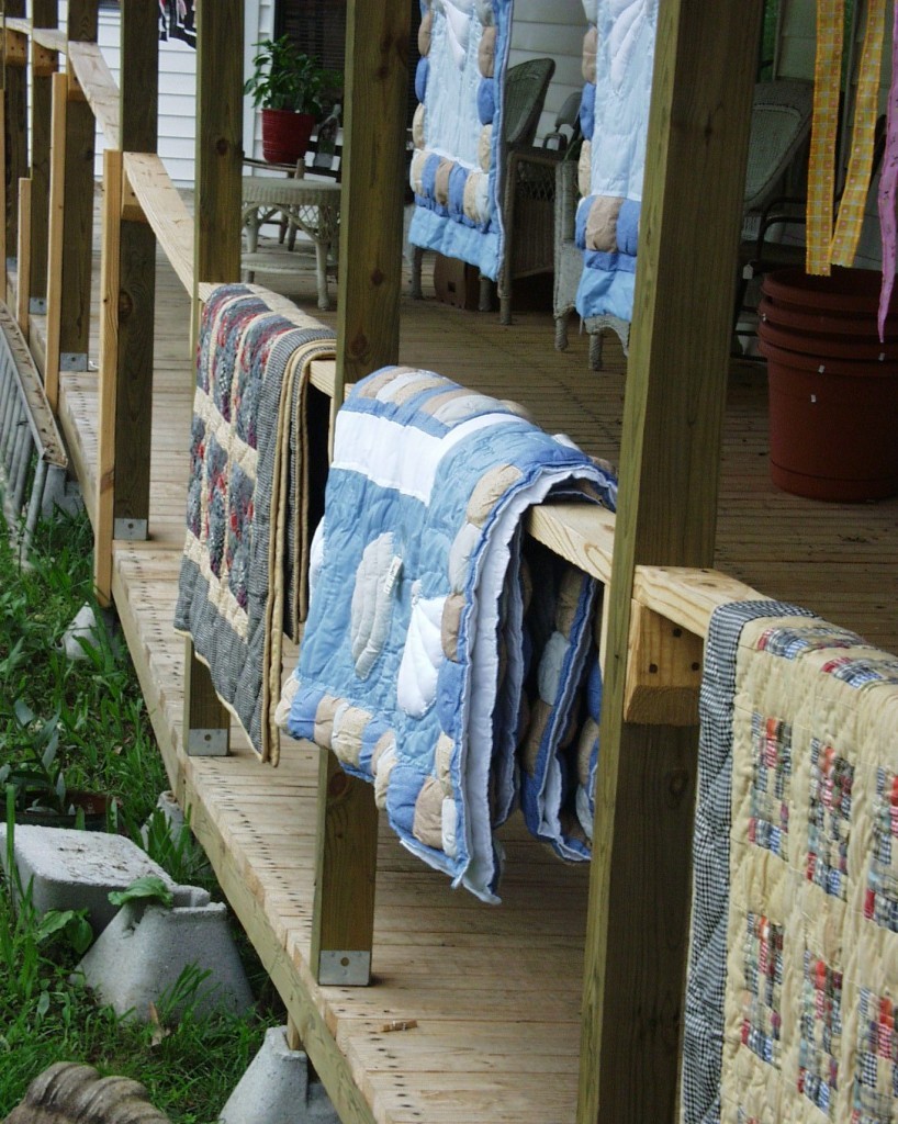 Hand Made quilts at Chigger Hollow