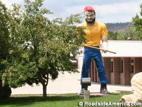 NAU Lumberjack - copyright Roadside America