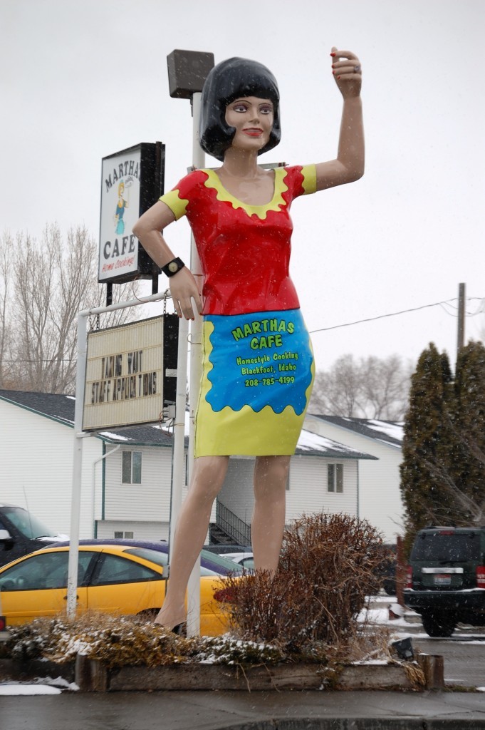 Uni-royal Gal - this one is now in a pose out front of Norma's Cafe in Blackfoot, ID