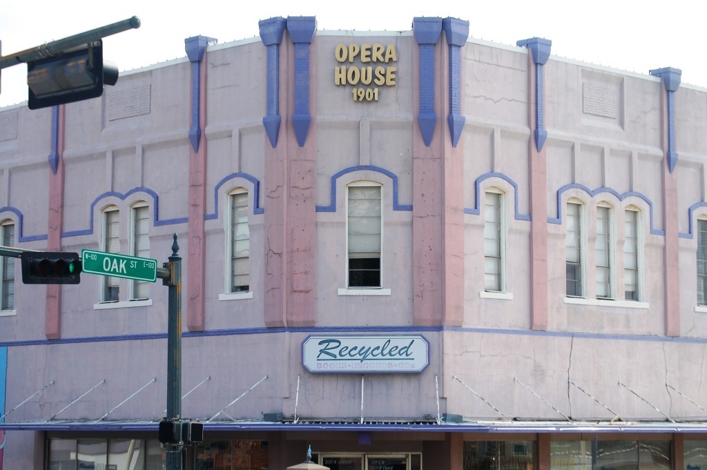 The Old Opera House in Denton is now a shopping center