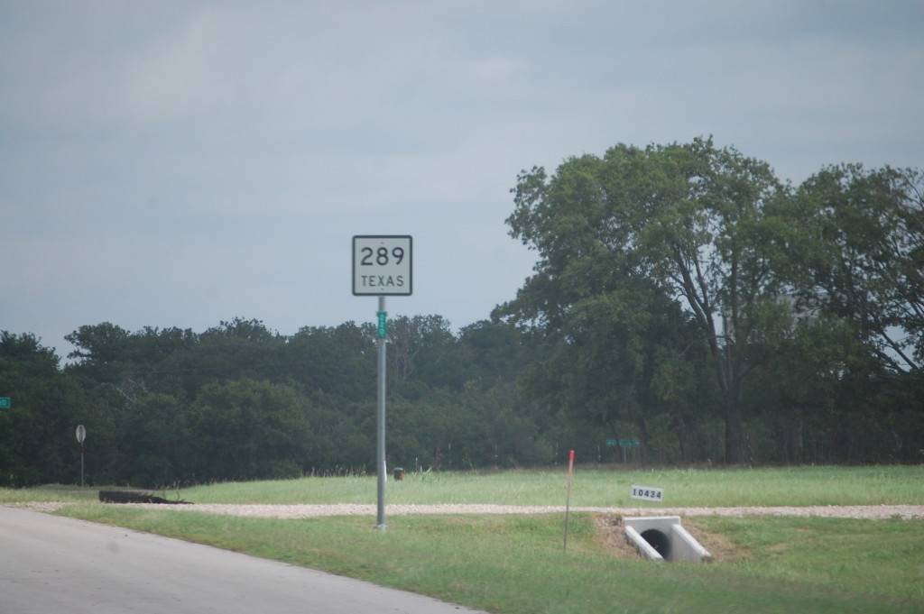 Texas Hwy 289 north out of Prosper