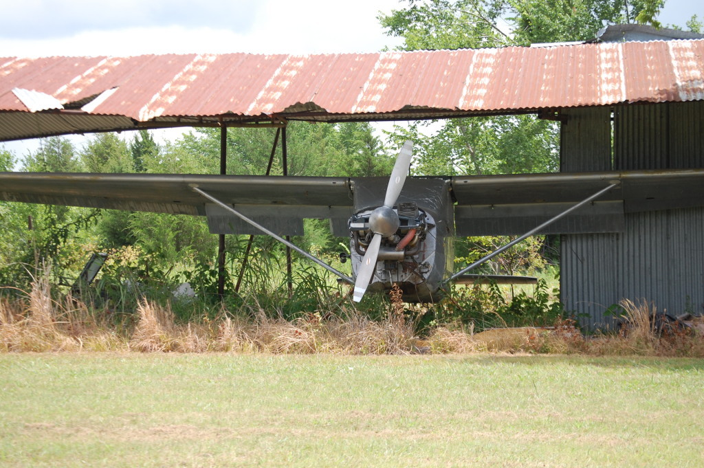 Old Prop plane at Flying Tigers Air Museum