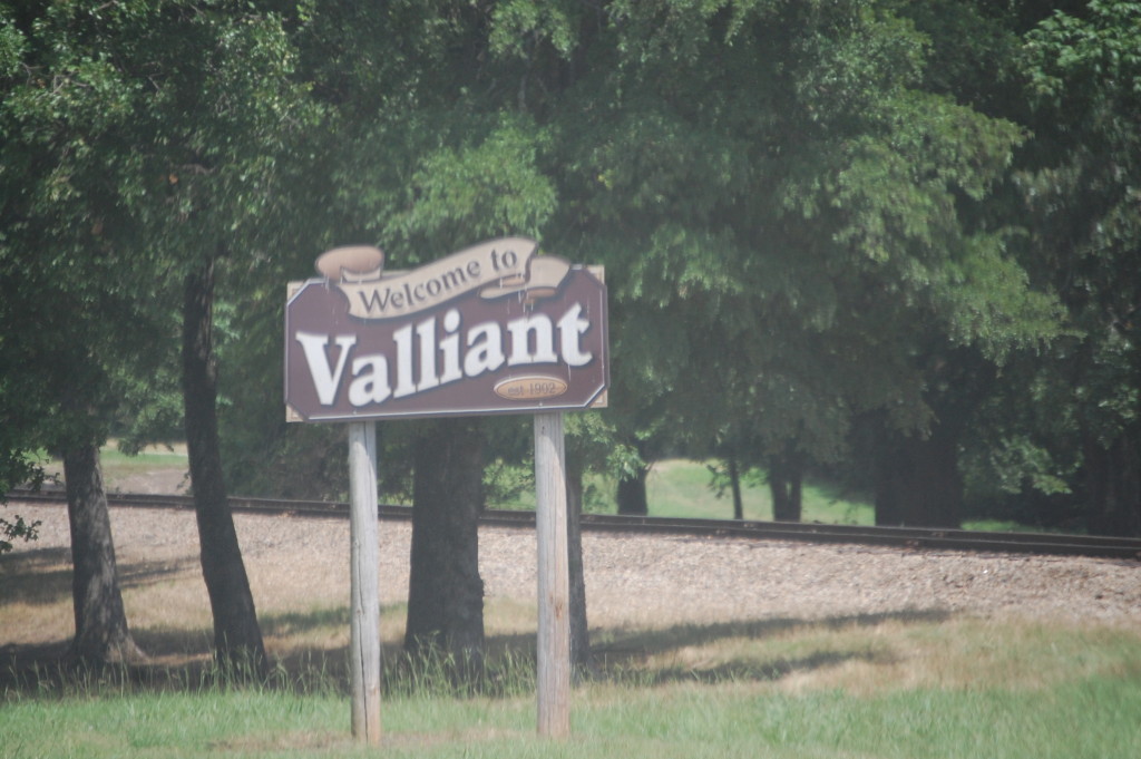 Welcome to Valliant, OK