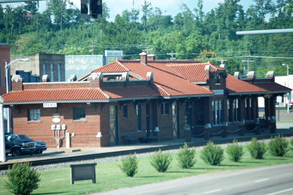 Old Mena Depot, now the Visitor's Bureau