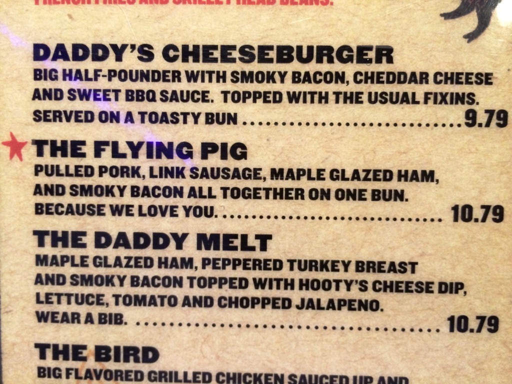 I had the Flying Pig at Bone Daddy's