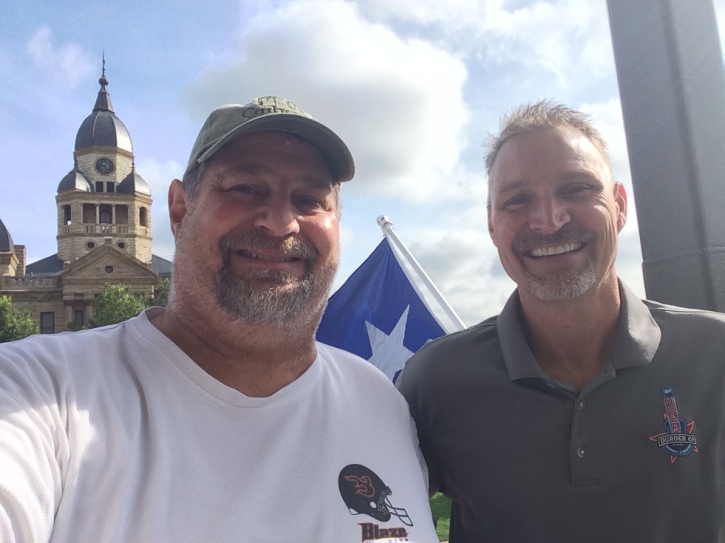 With one of the managers of LSA Burger Co in Denton, TX