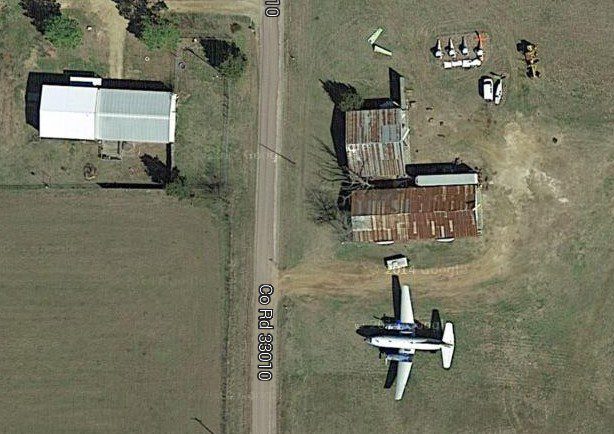 Google Satellite view of the Toco Airplane