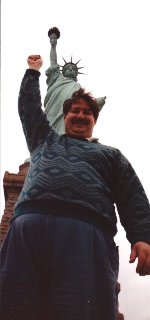 Statue of Liberty, Ellis Island, NY 1990