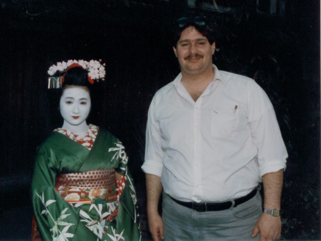 Hanging with a Geisha in Kyoto, Japan 1987