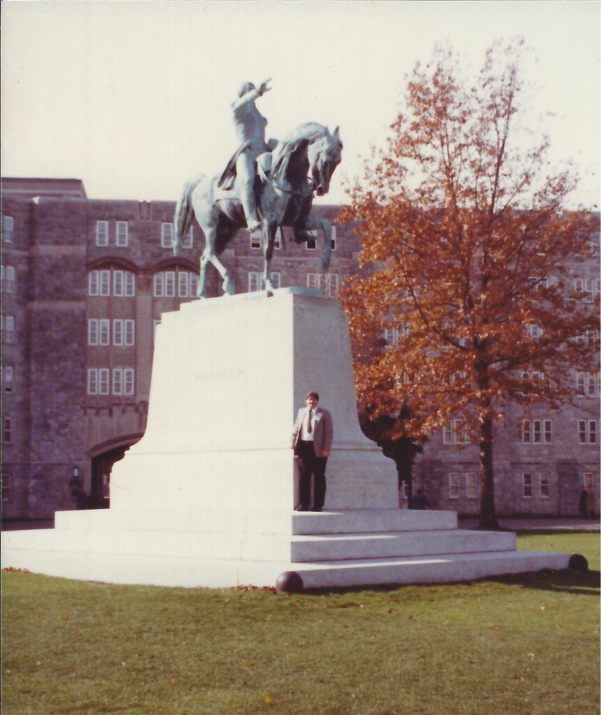 While working on my Masters Degree at Arizona State University, I was afforded the opportunity to represent ASU at West Point and do a paper presentation.  It was a neat experience to visit this amazing institution in 1986