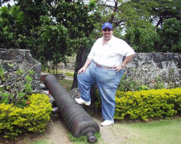 Fort San Pedro on Cebu Island in the Philippines