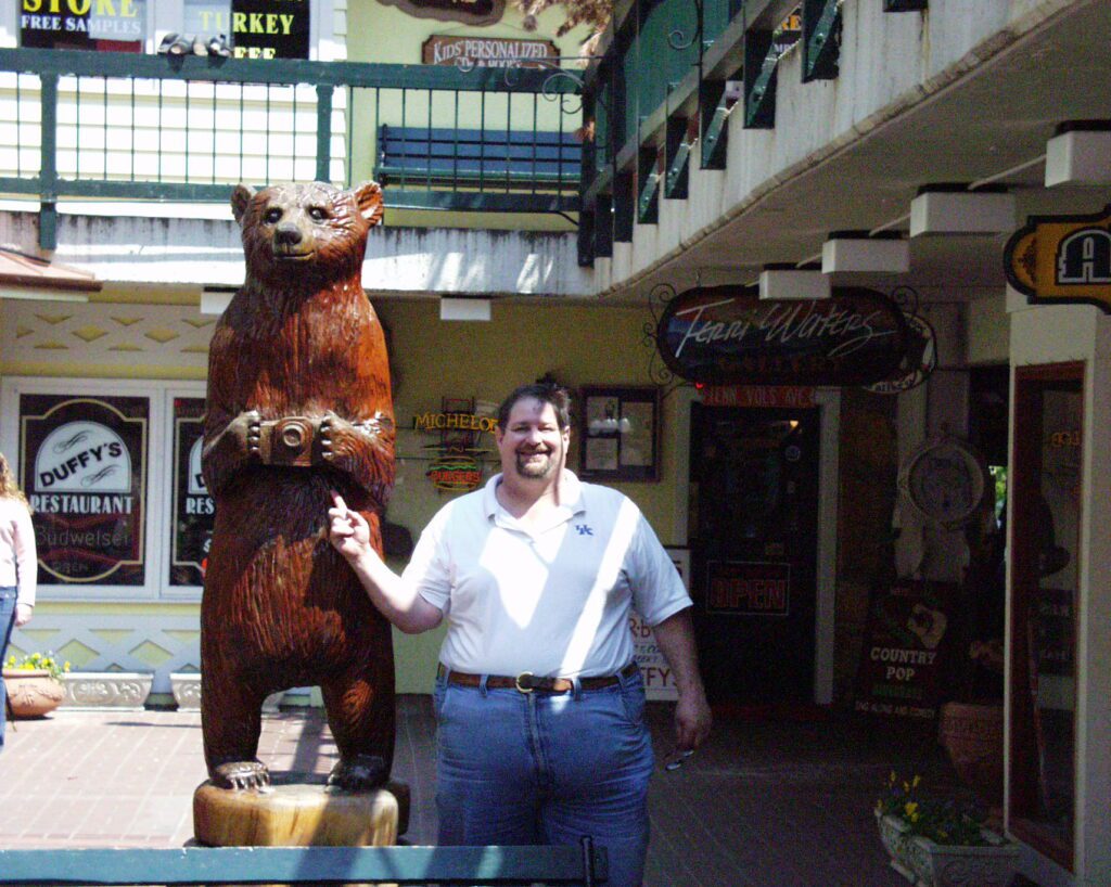 Photo bear in Gatlinburg, TN