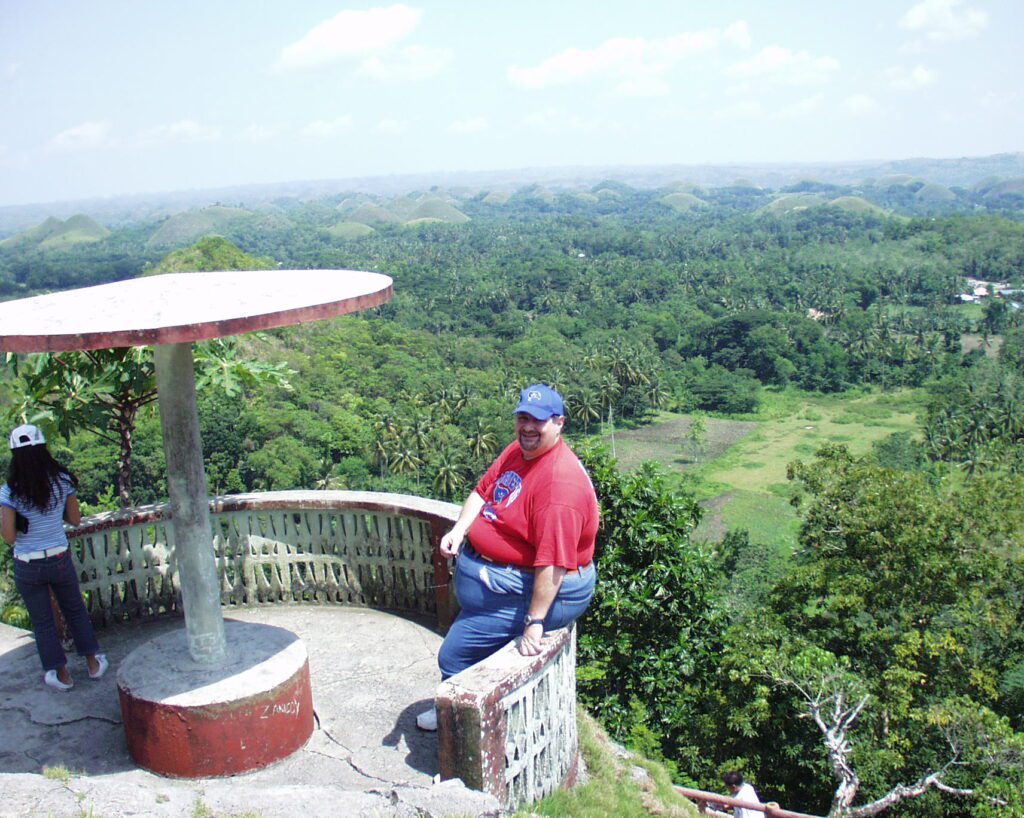 Chocolate Hills in Bohol, Philippines in 2007