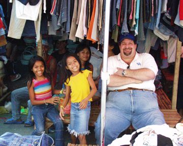 Visiting the shopping area in Carbon, Cebu, Philippines