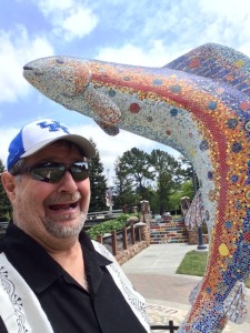 "Guardian of the Creek" - a big fish in Santa Rosa, CA