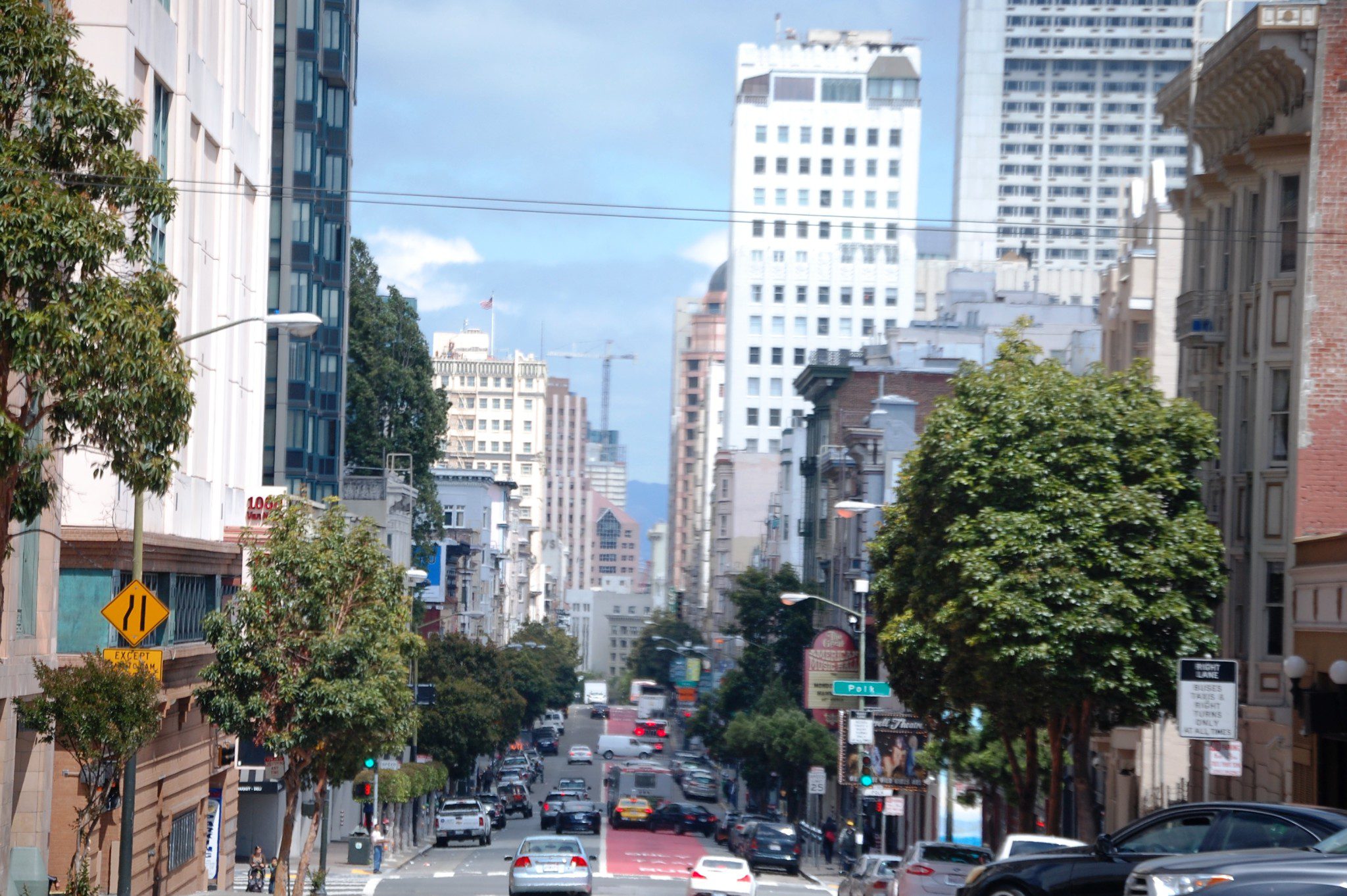 A look towards downtown San Francisco