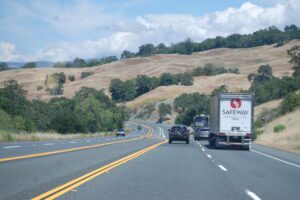 US Highway 101 heading north into Mendocino County