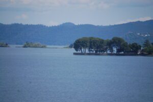 A view across Clear Lake, one of the oldest freshwater lakes in North America