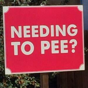 Needing to Pee? Evidence of things to come!