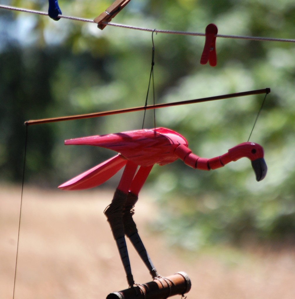 Flamingo ornaments abound at Woodflock