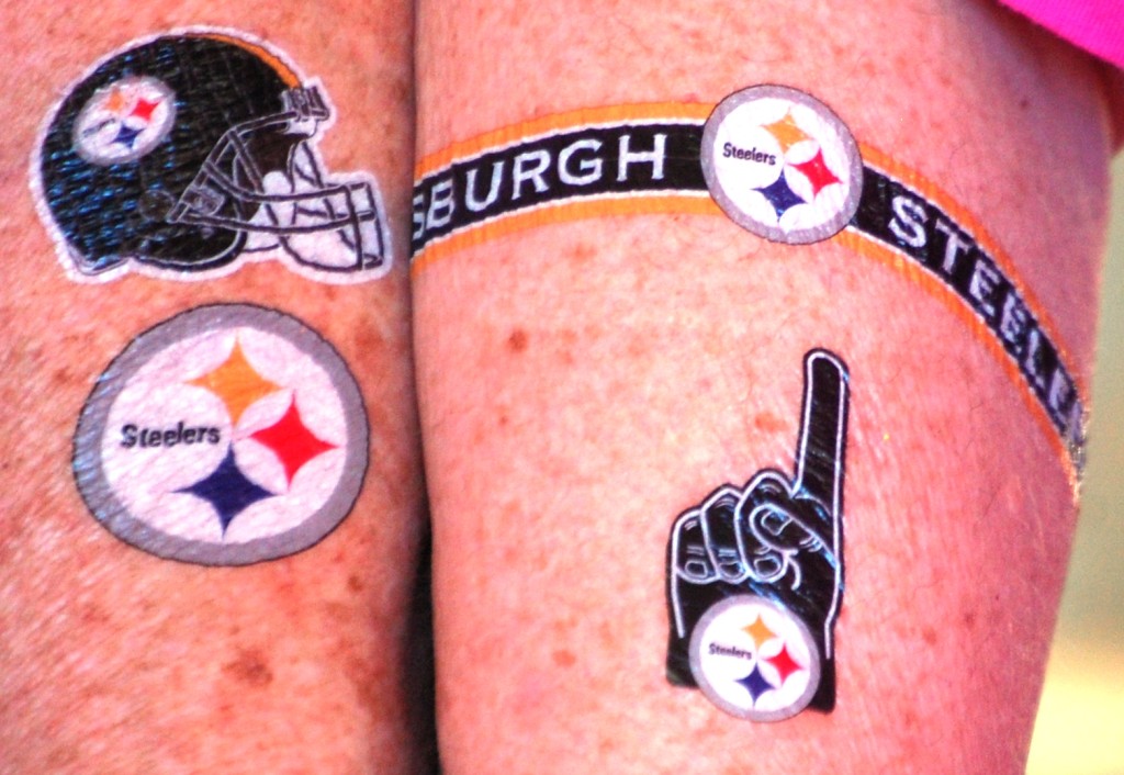 Pittsburgh Steelers Tattoos... (yes, from lyrics of a song)