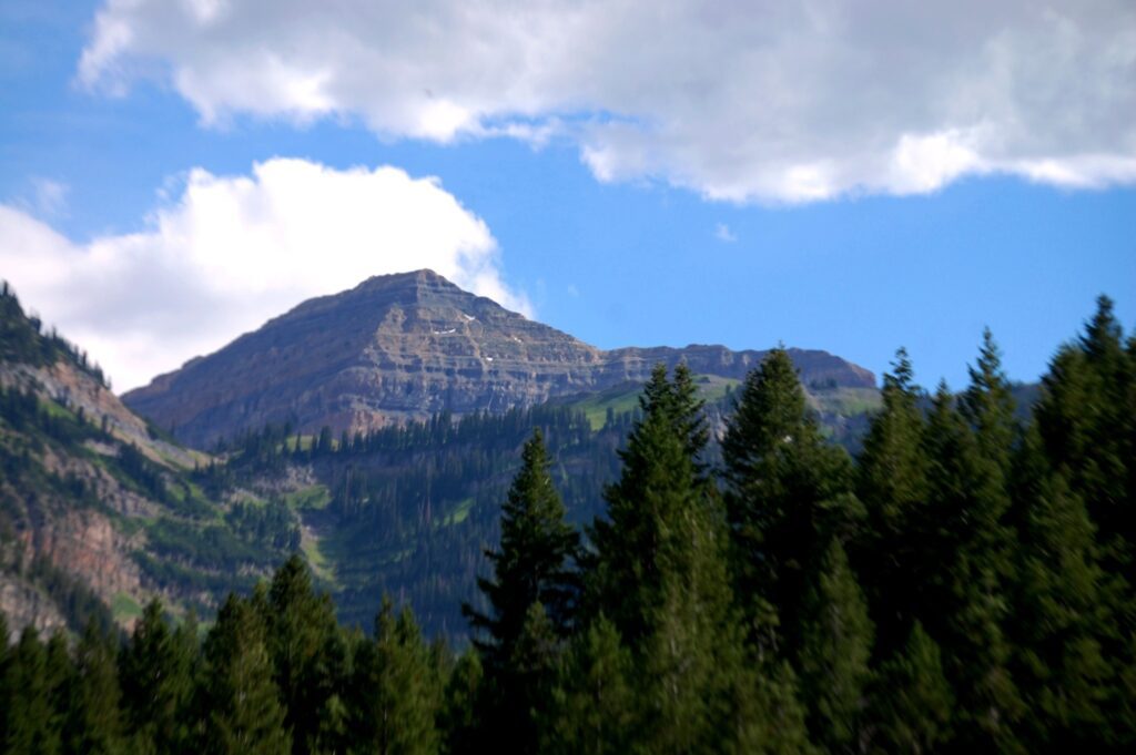 Mount Timpanogos in Provo Canyon, UT