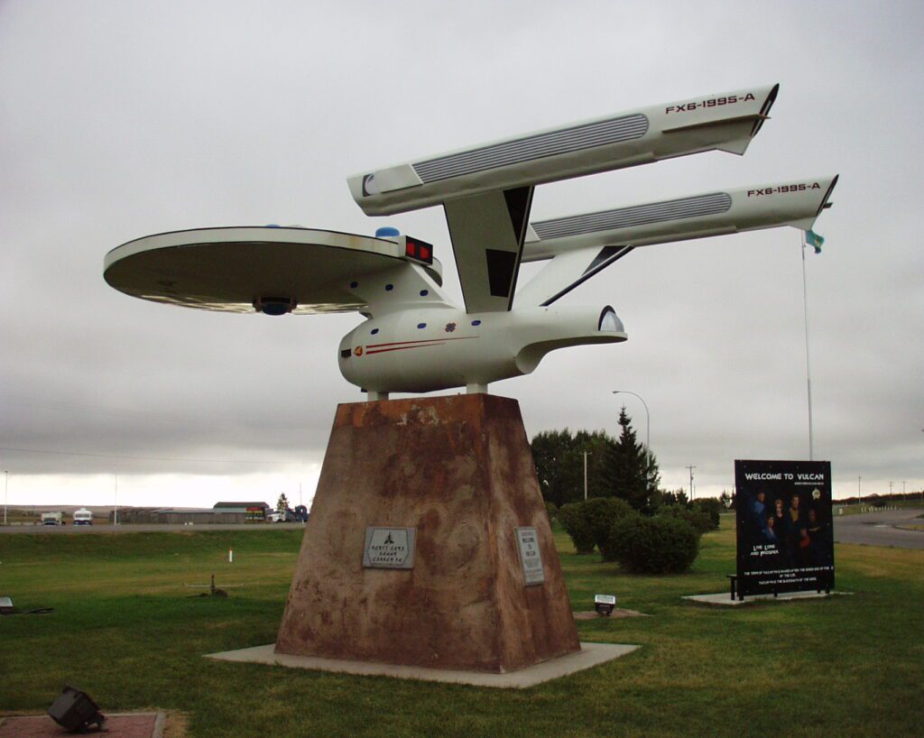 Starship Enterprise in Vulcan, Alberta