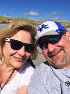 Julianne and David on the Beach in Washington