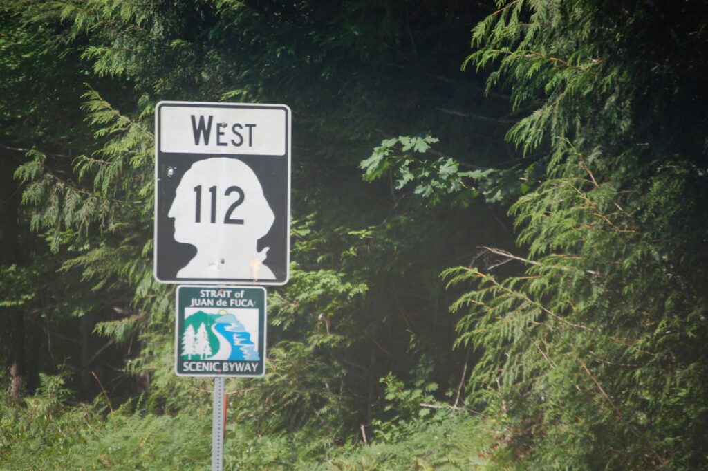 WA Hwy 112 near Joyce, WA