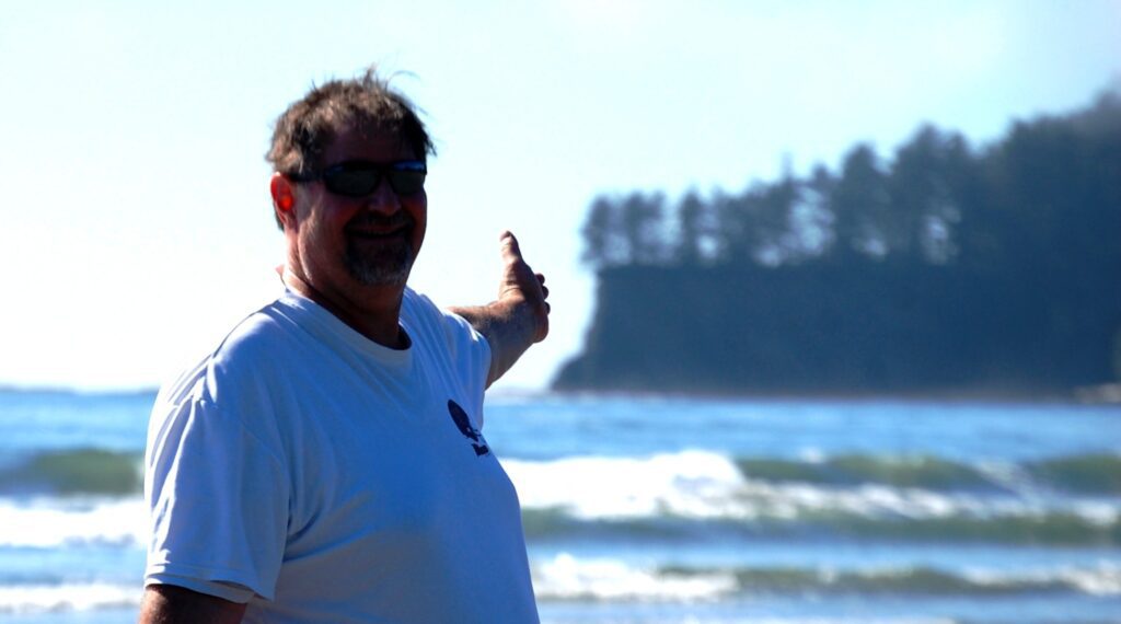 On the Pacific Coast at Neah Bay, the most northwestern point in the contiguous United States