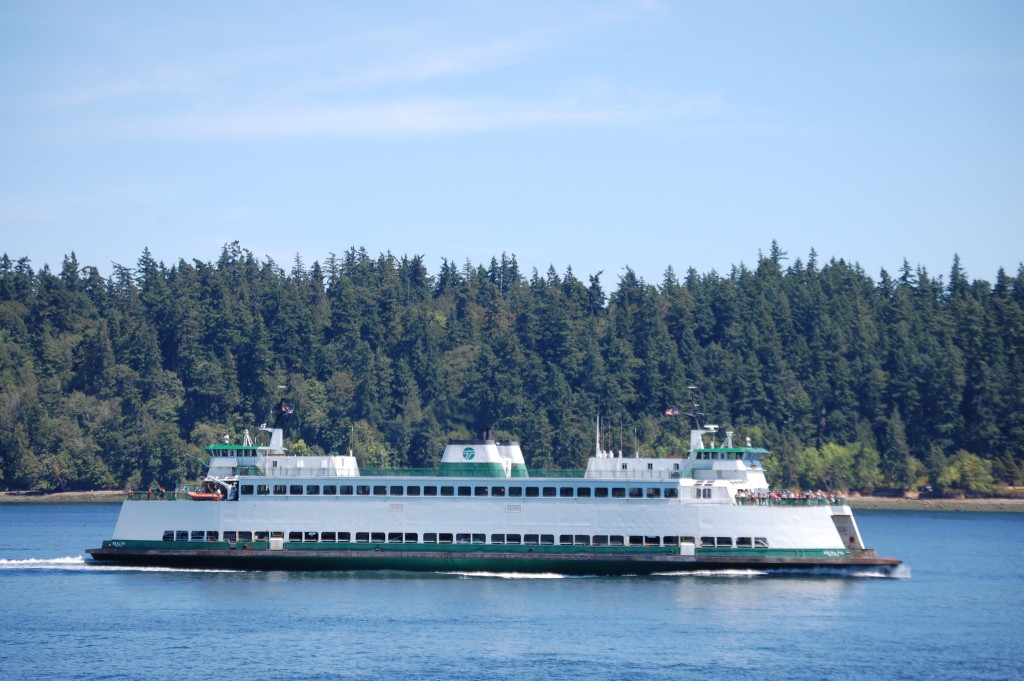 The Bremerton Ferry took us form Bremerton to Seattle.