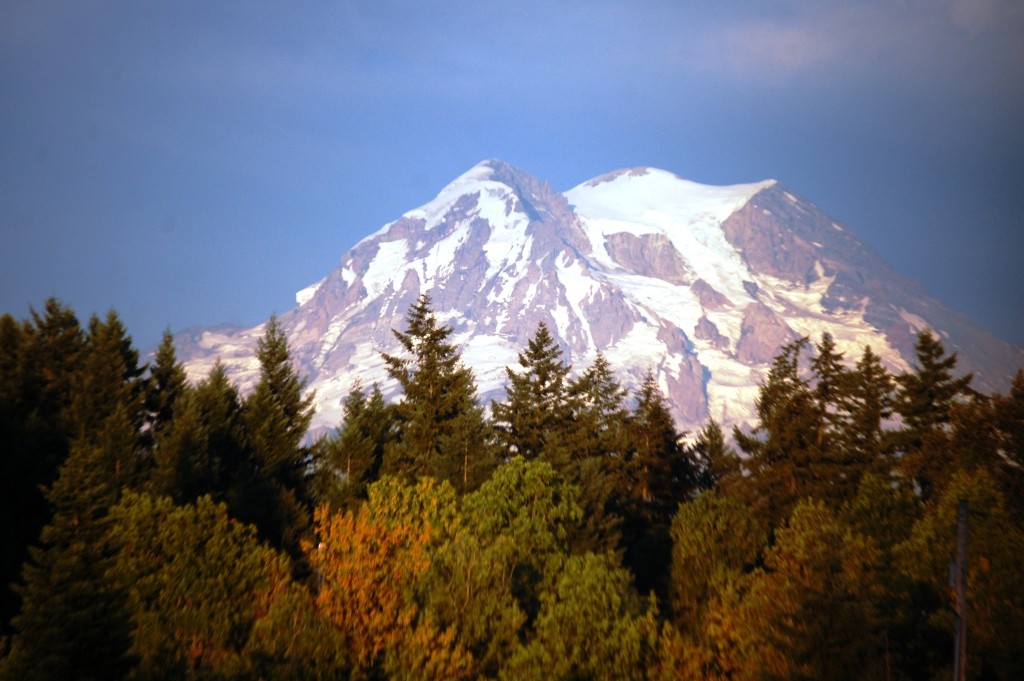 Mt. Rainier after a day in the National Park