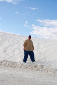 Visiting White Sands, NM in 2013