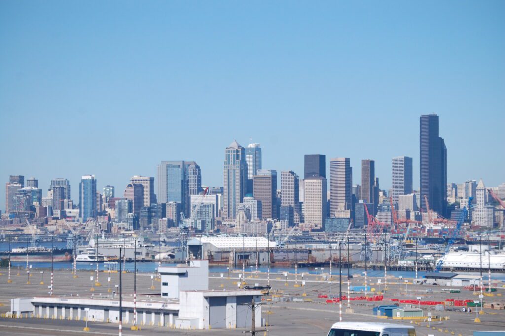 A shot of the Seattle skyline