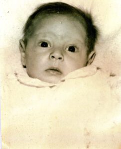 David as a baby in Cleveland 1956