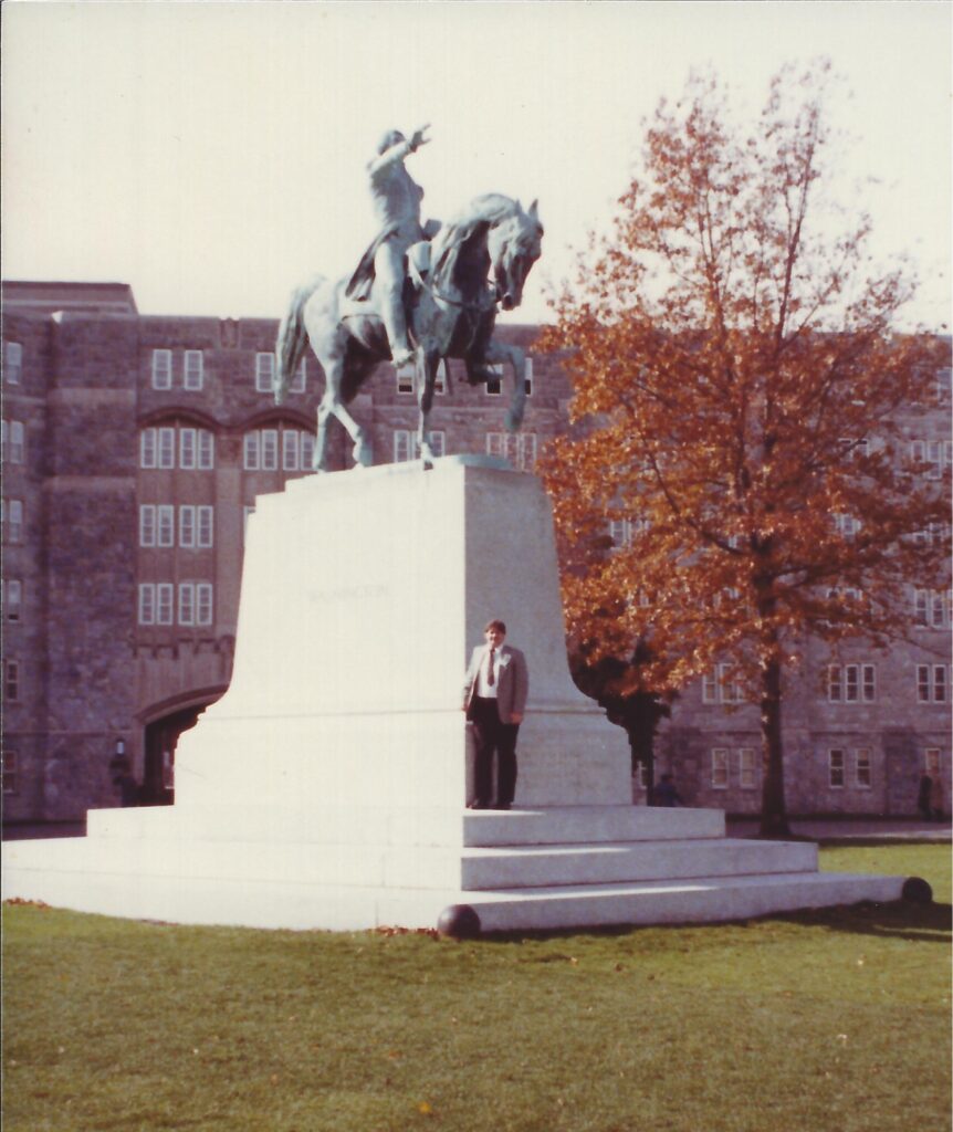A visit to West Point in New York in 1986.