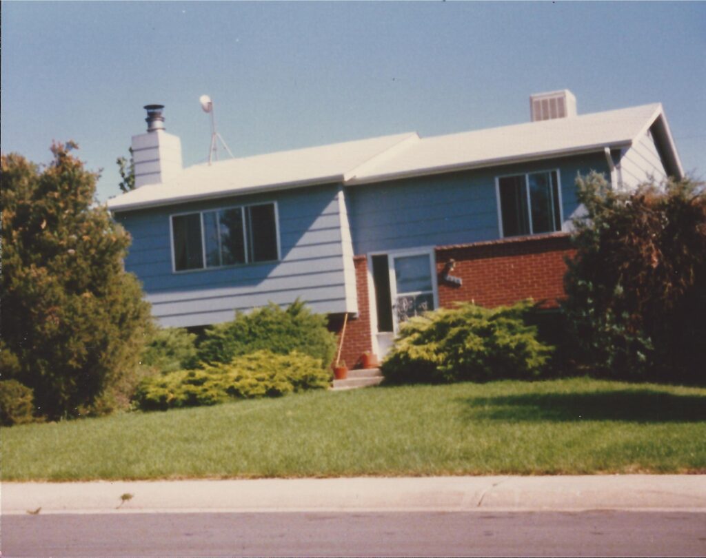 Our home in Lakewood, Colorado ca. 1969