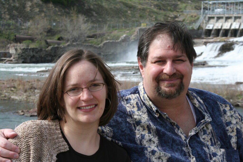 With my oldest daughter Amaree at the same Great Falls in 2006