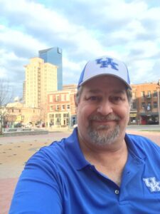 At home in Lexington, KY - home of the UK Wildcats